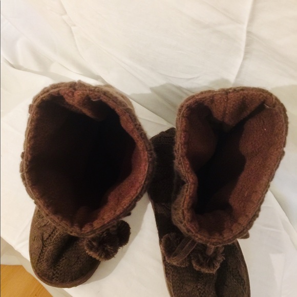 Brown Bootie Slippers - Picture 8 of 9